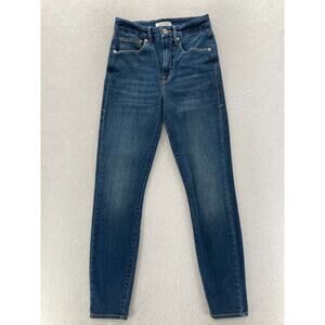 Good American Good Legs‎ Jeans Women's 2/26 Dark Wash Blue Stretch Denim Pants